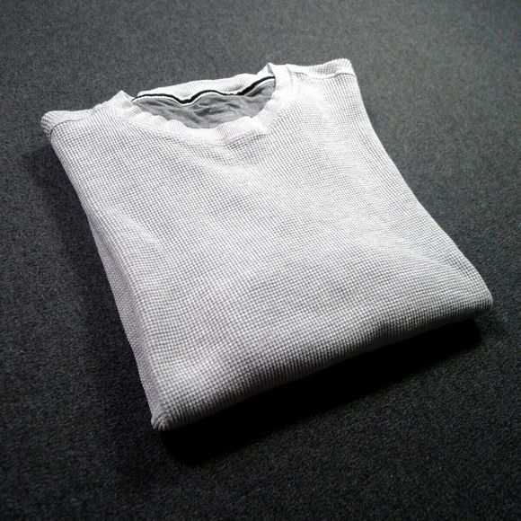 MEMBERS MARK MEN'S (GRAY) THERMAL LONG SLEEVE SHIRT - LARGE - Picture 1 of 2